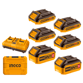 Ingco Batteries & Chargers Ingco P20S Lithium-Ion Battery and Charger Kit - COSLI230701