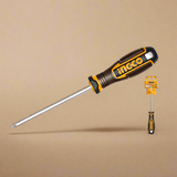 Ingco Screwdrivers Ingco PH2 6.0x125mm Philips Screwdriver - HSDPH2125