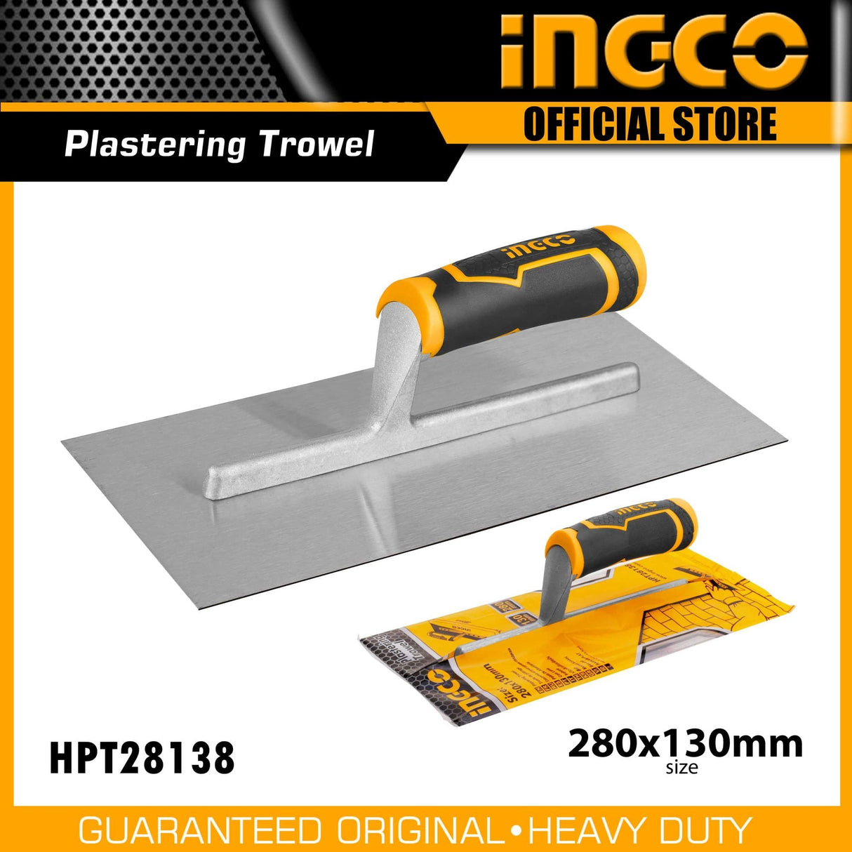 Ingco Specialty Hand Tools Ingco Plastering Trowel 280x130mm - HPT28138