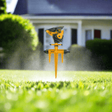 Ingco Gardening Tool Ingco Plastic Auto Gear Sprinkler 0.75" with 360° Rotary Function – HPS13601