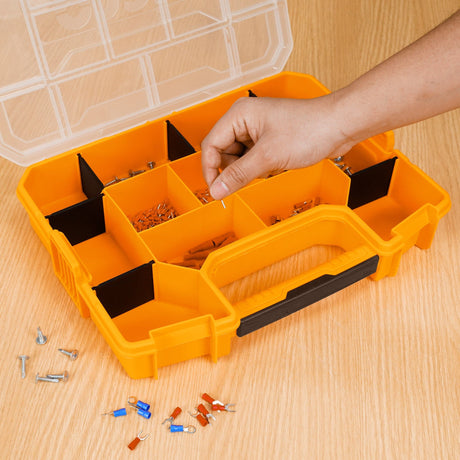 Ingco Tool Boxes Bags & Belts Ingco Plastic Organizer 12" – PBX1211