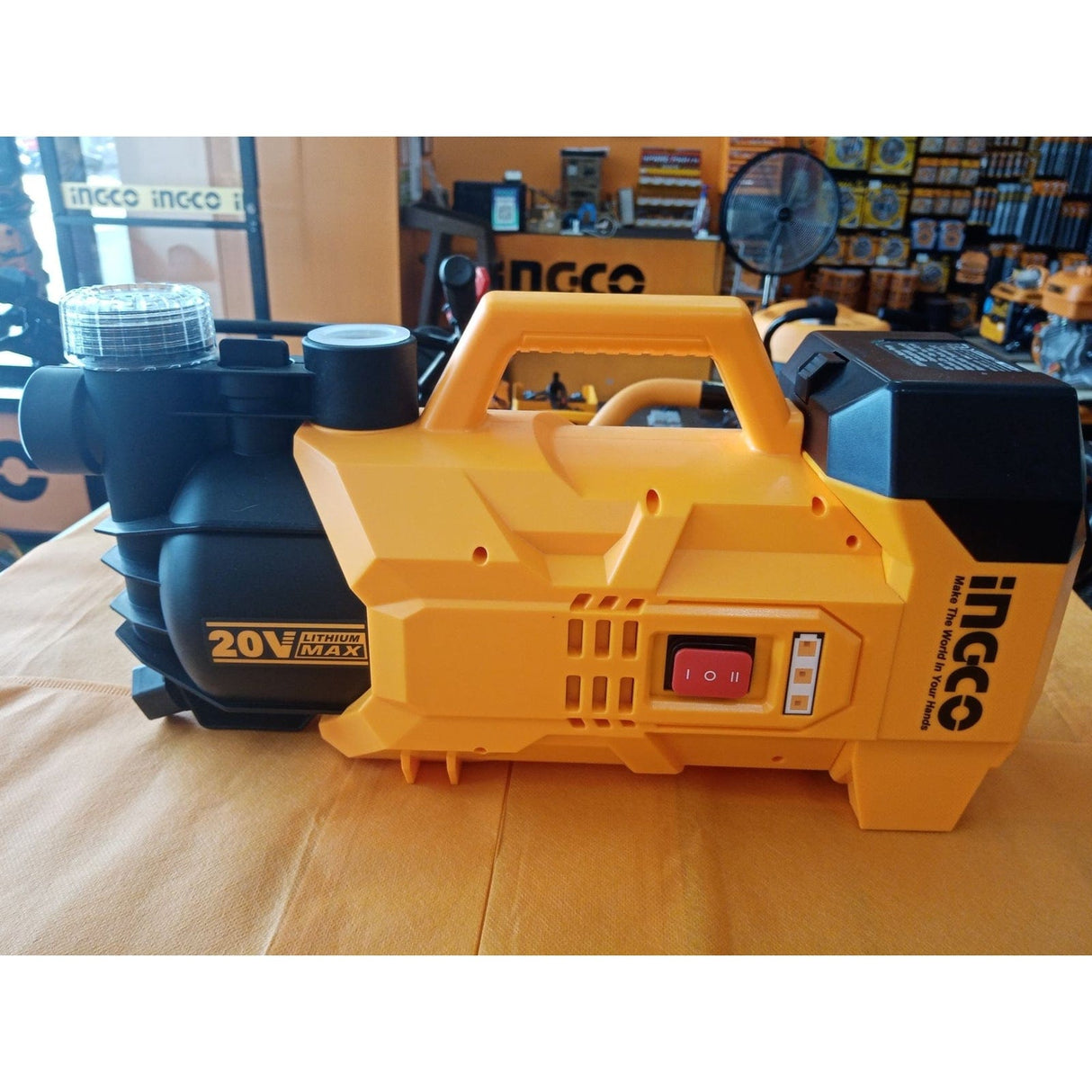 Ingco Peripheral Pumps Ingco Portable Lithium-Ion Cordless Water Pump 20V 180W 0.2HP - GWPLI201801