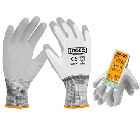 Ingco Work Gloves Ingco PU Coated Gloves - HGPUG01