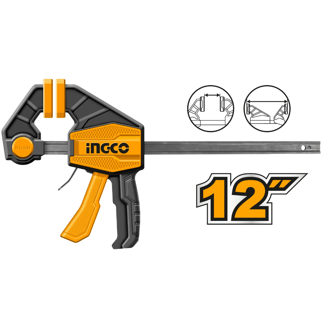 Ingco Vices & Clamps Ingco Quick Bar Clamp 6" to 24" – HQBC Series