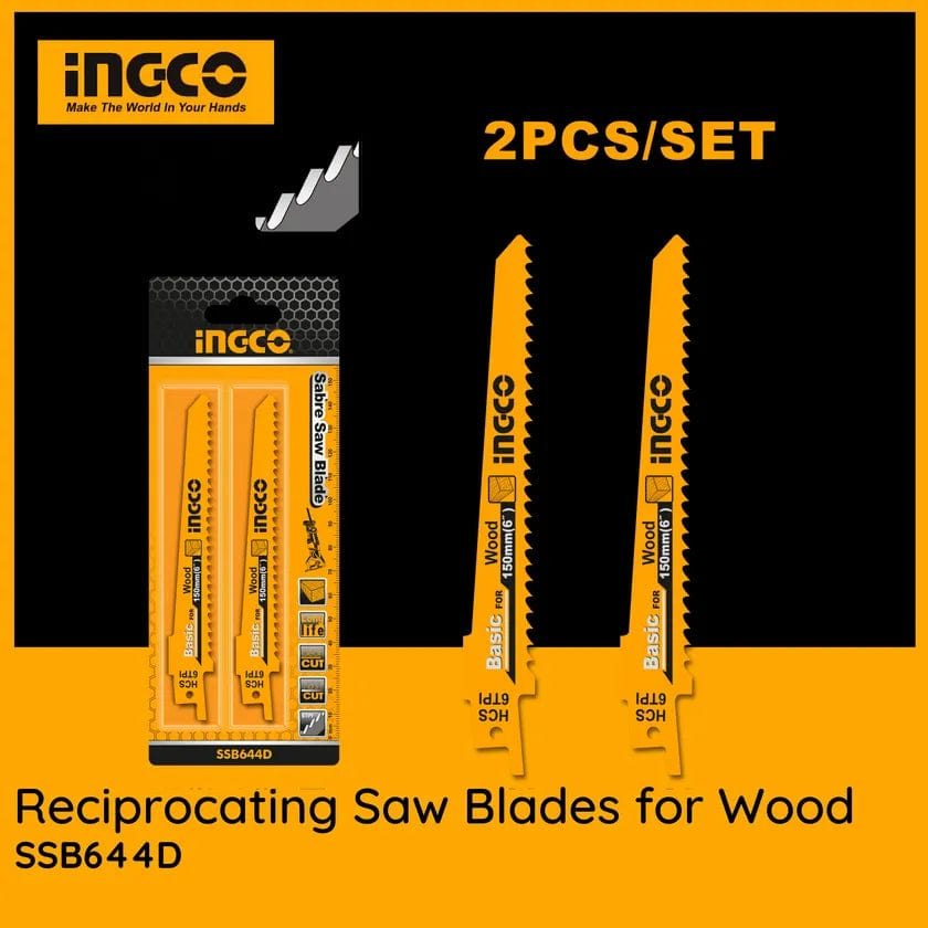 Ingco Saw Blades Ingco Reciprocating Saw Blade for Wood - SSB644D