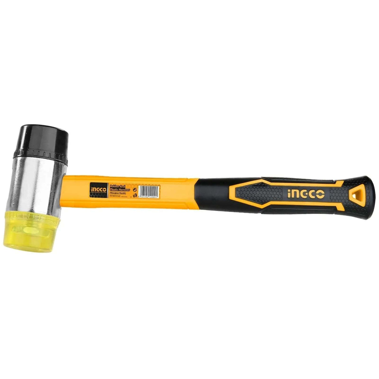 Ingco Hammers Mallets & Sledges Ingco Rubber and Plastic Hammer With Fibreglass Handle - HRPH8140