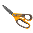 Ingco Hand Saws & Cutting Tools Ingco Rubber Grip Long-Blade Stainless Steel Scissors - HSCRS812108 & HSCRS832558