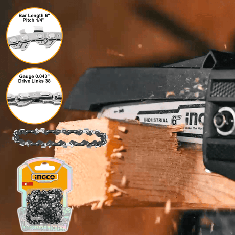 Ingco Chainsaw Ingco Saw Chain 6" - AGSC50601