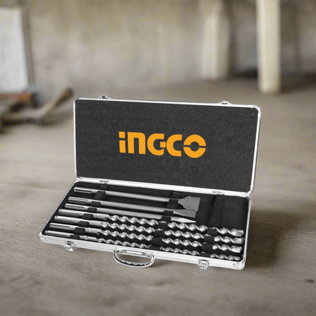 Ingco Drill Bits Ingco SDS Max Hammer Drill Bit & Chisel Set – AKD5075