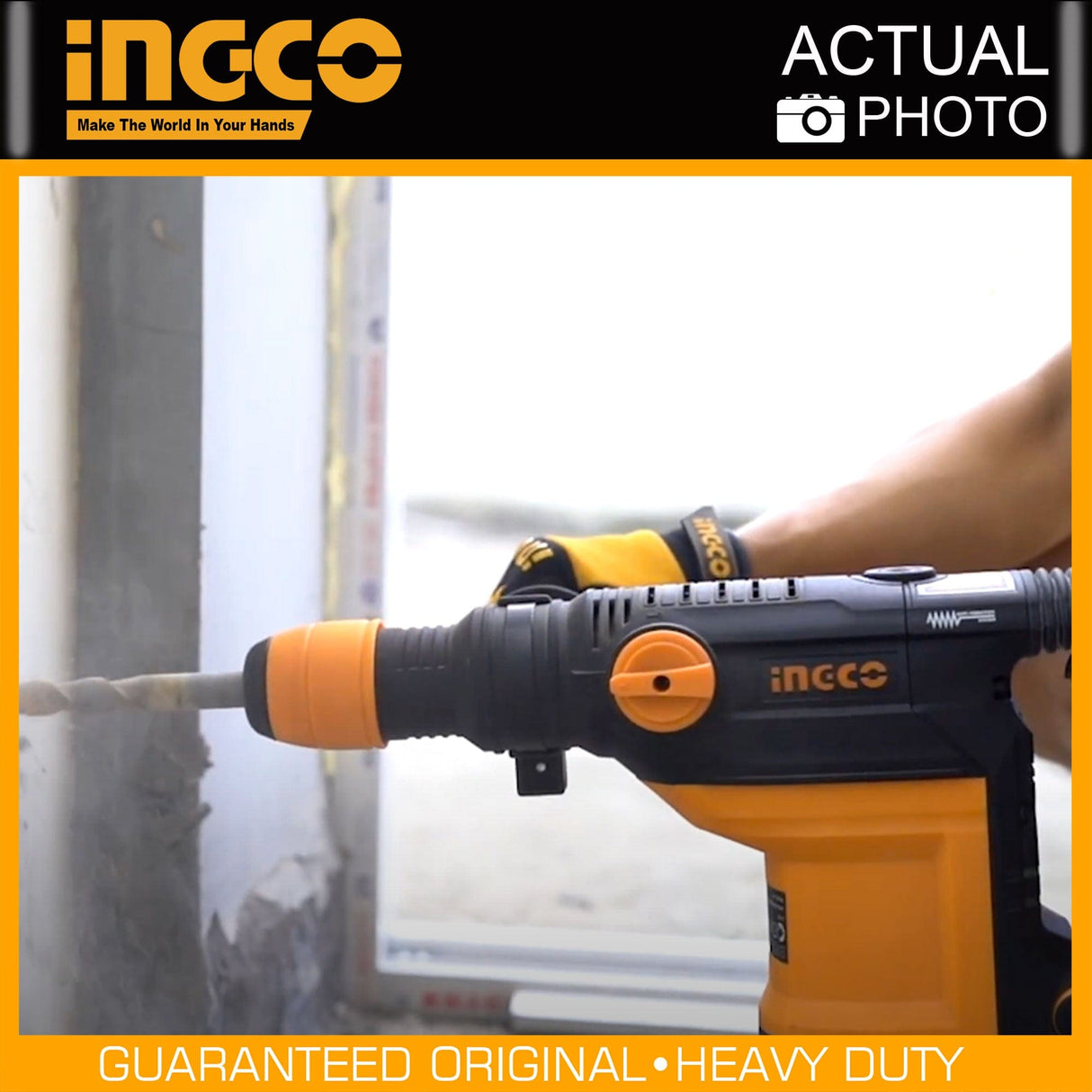 Ingco Drill Ingco SDS Max Rotary Hammer Drill 1200W 38mm - RH120068