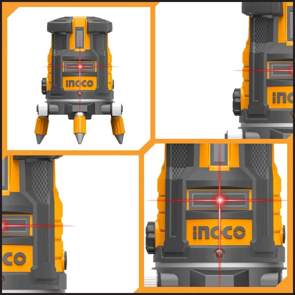 Ingco Laser Measure Ingco Self-Leveling Red Laser Level 30m with Cross Lock – HLL306505