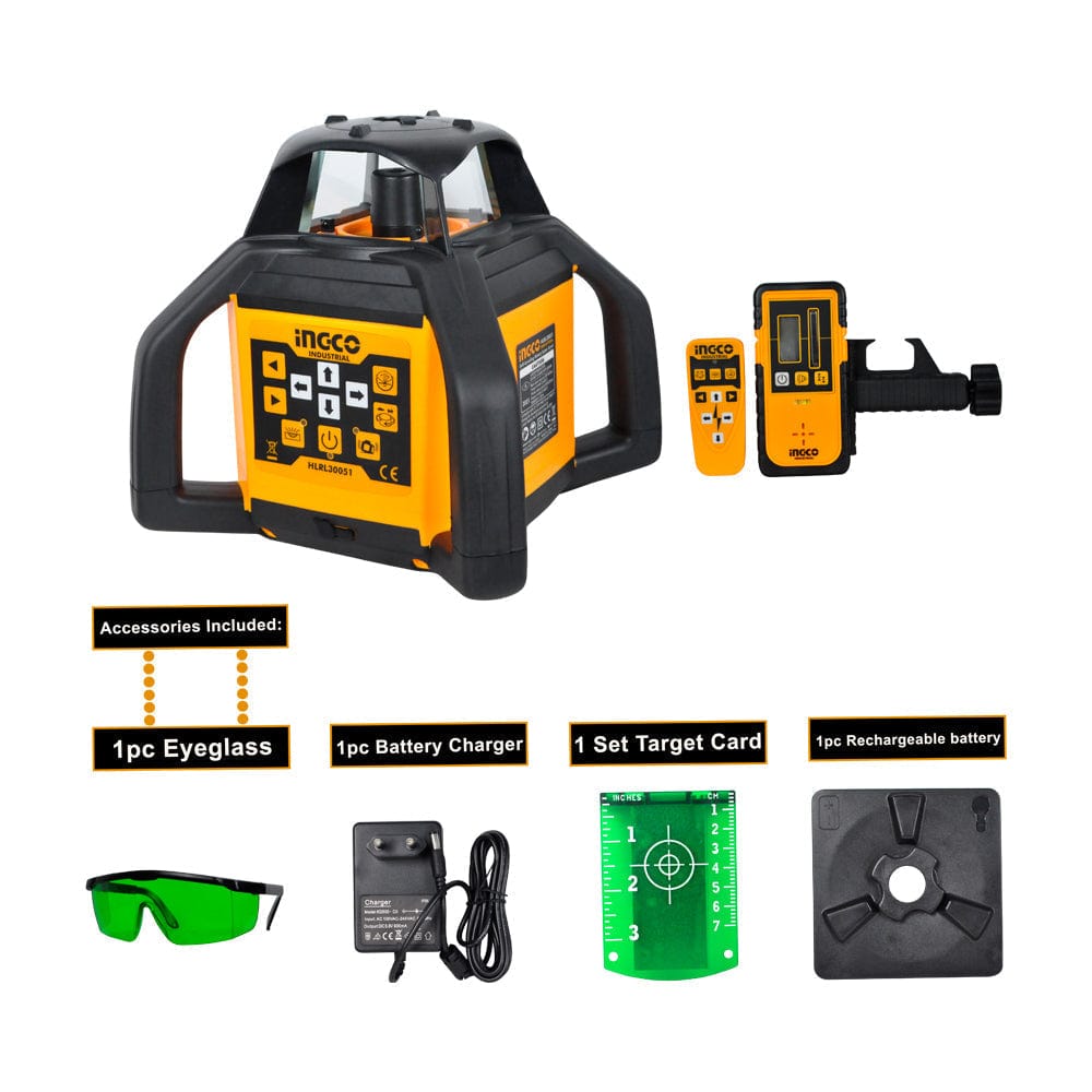 Ingco Laser Measure Ingco Self-Leveling Rotary Laser Level - HLRL30051