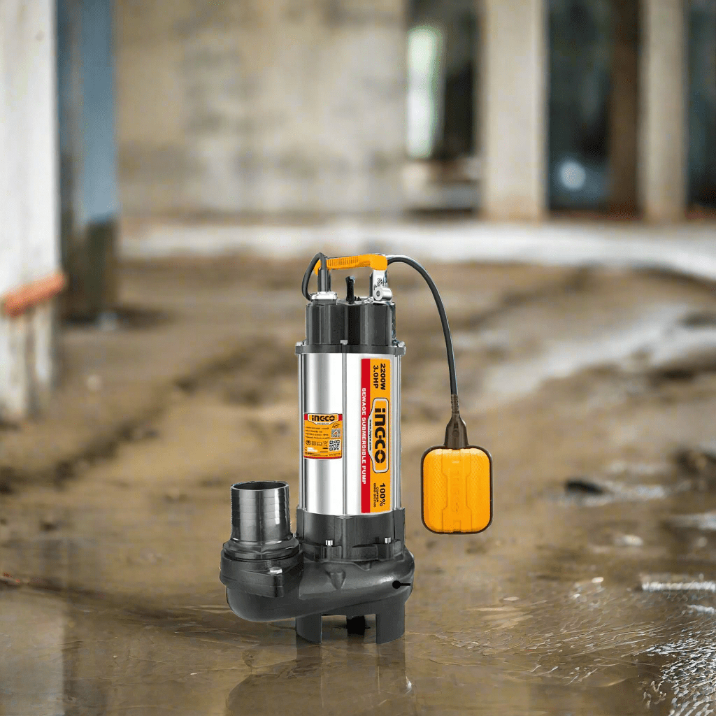 Ingco Submersible Pumps Ingco Sewage Submersible Pump 2200W 3.0HP - SPDB22008