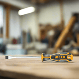 Ingco Screwdrivers Ingco Slotted Screwdriver 5.5mm & 6.5mm - HS285100 & HS286150