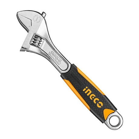 Ingco Wrenches Ingco Soft Handle Adjustable Wrench 6", 8", 10" & 12"