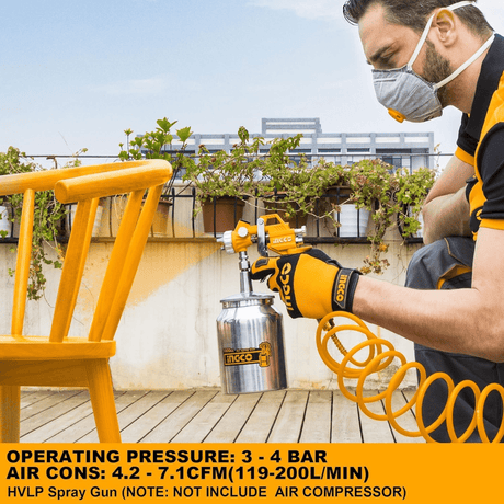 Ingco Spray Gun Ingco Spray Gun (Down Cup) with Adjustable Nozzle - ASG3101