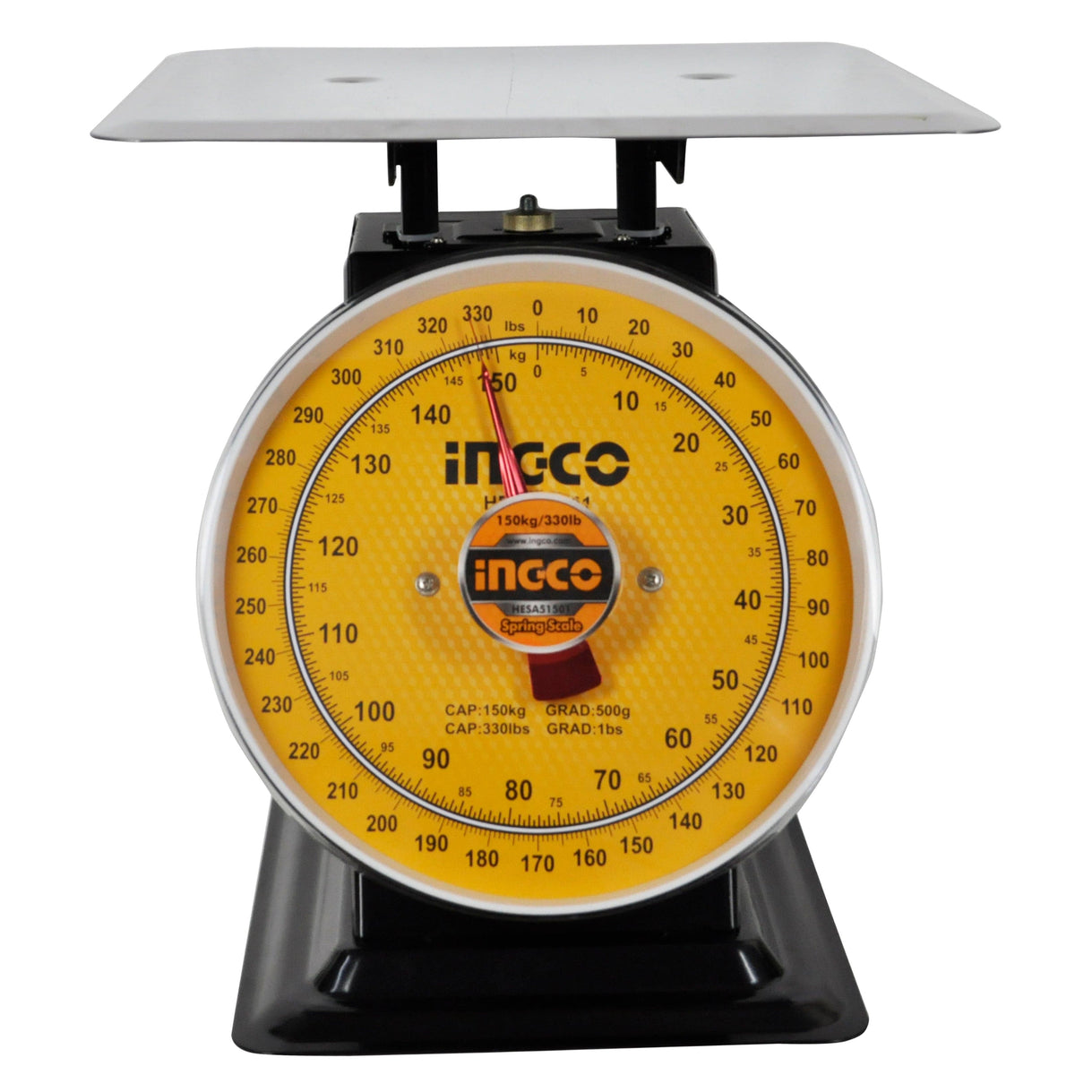 Compressed Spring Weight Scale Buy Ingco Spring Weighing Scale 60Kg - HESA5601 in Ghana | Supply Master