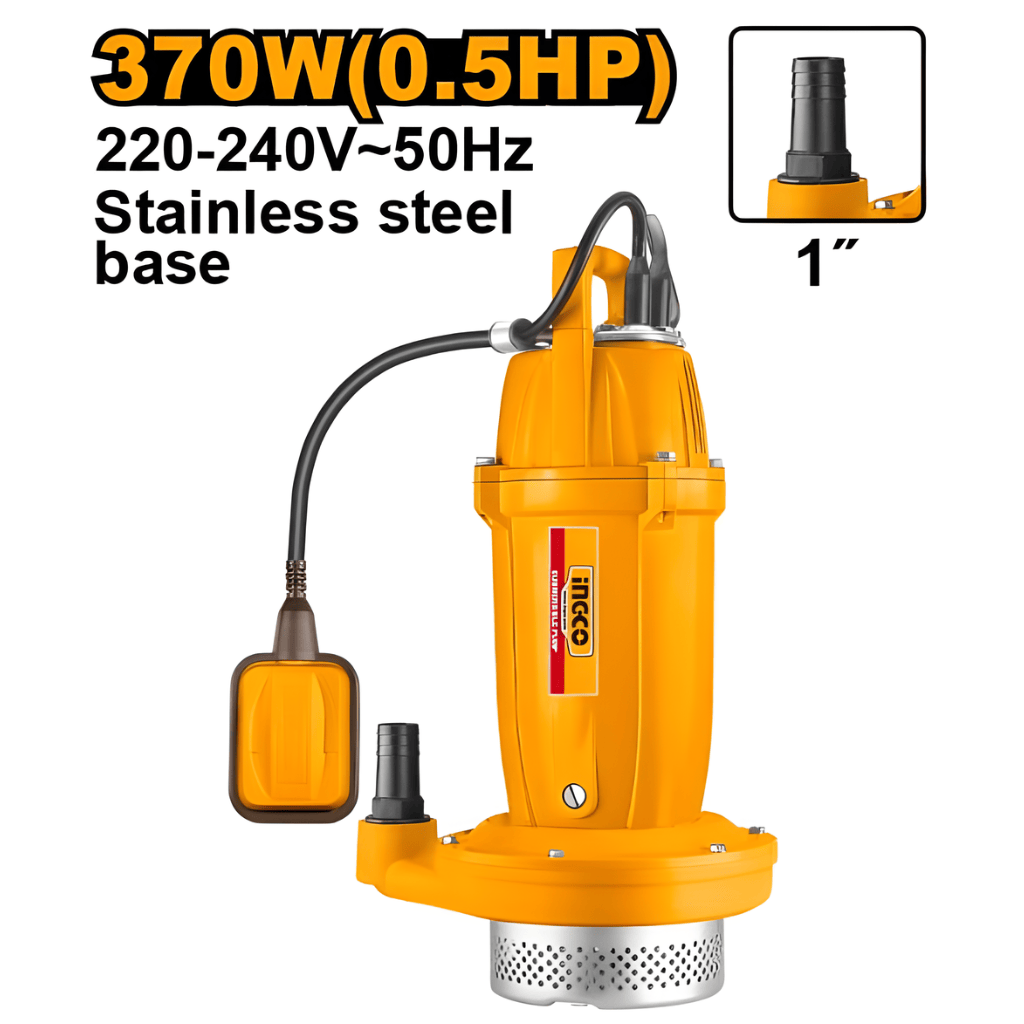 Ingco Submersible Pumps Ingco Submersible Pump 370W (0.5HP)  - SPC37068