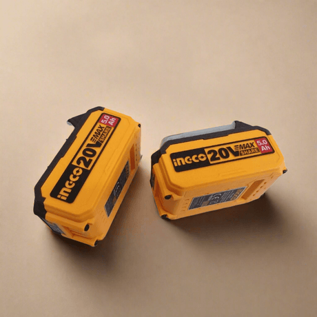Ingco Batteries & Chargers Ingco Two Pieces 20V 5.0Ah Lithium-Ion Battery Pack – COSLI240464