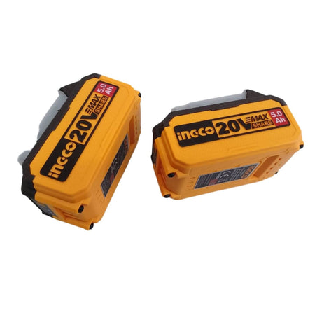 Ingco Batteries & Chargers Ingco Two Pieces 20V 5.0Ah Lithium-Ion Battery Pack - COSLI240464