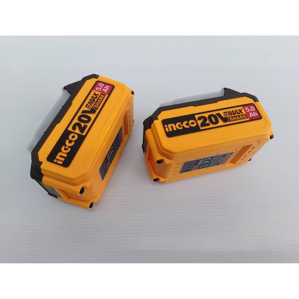 Ingco Batteries & Chargers Ingco Two Pieces 20V 5.0Ah Lithium-Ion Battery Pack - COSLI240464