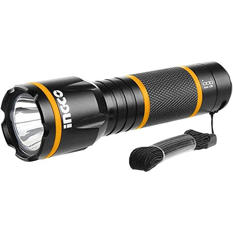 Ingco Specialty Safety Equipment Ingco Waterproof LED Flashlight 250 Lumens - HFL013AAA58