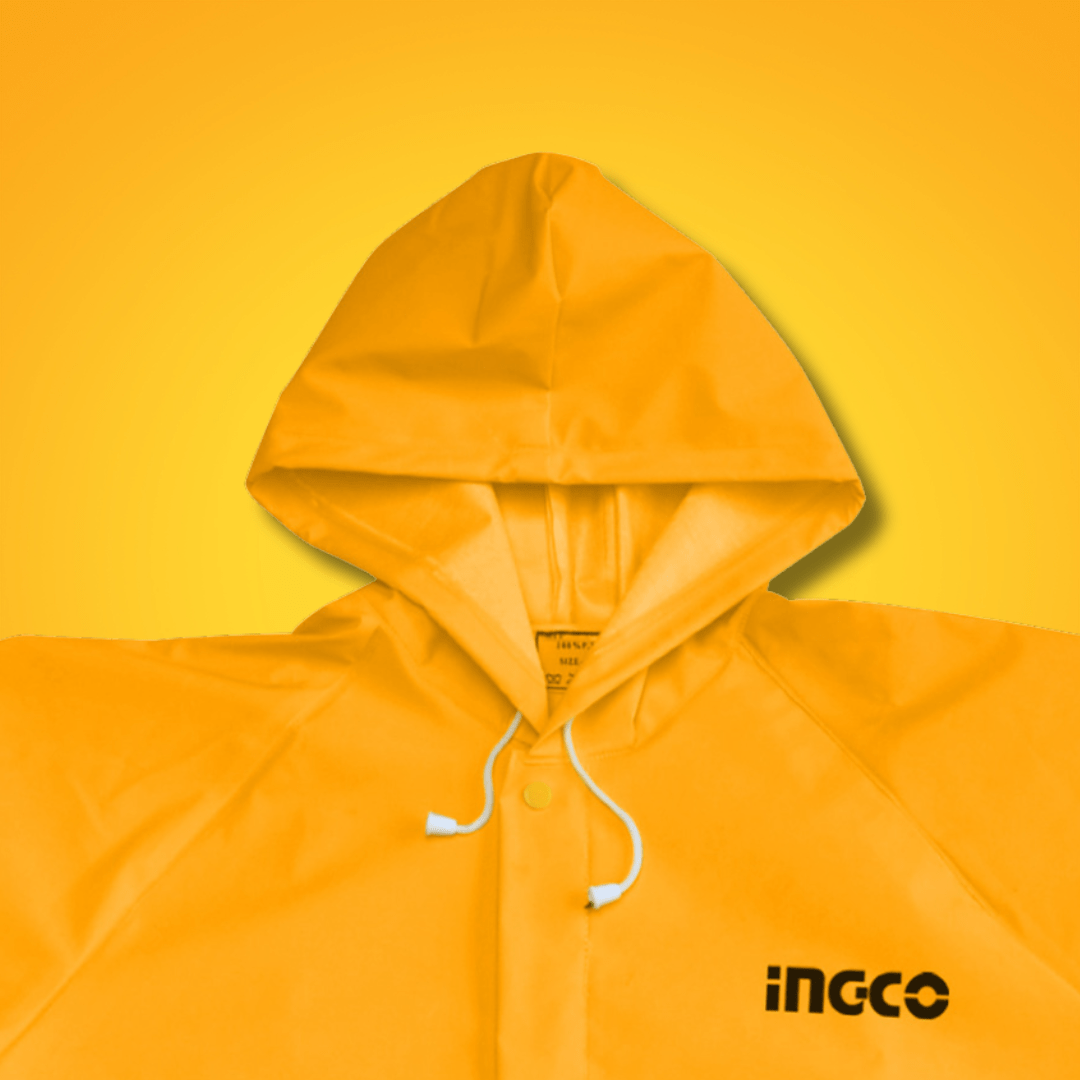 Ingco Safety Clothing Ingco Waterproof PVC & Polyester Rain Coat  – HRCTL031
