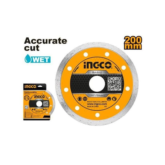 Ingco Grinding & Cutting Wheels Ingco Wet Diamond Disc 8" & 10" - DMD022002 & DMD022501