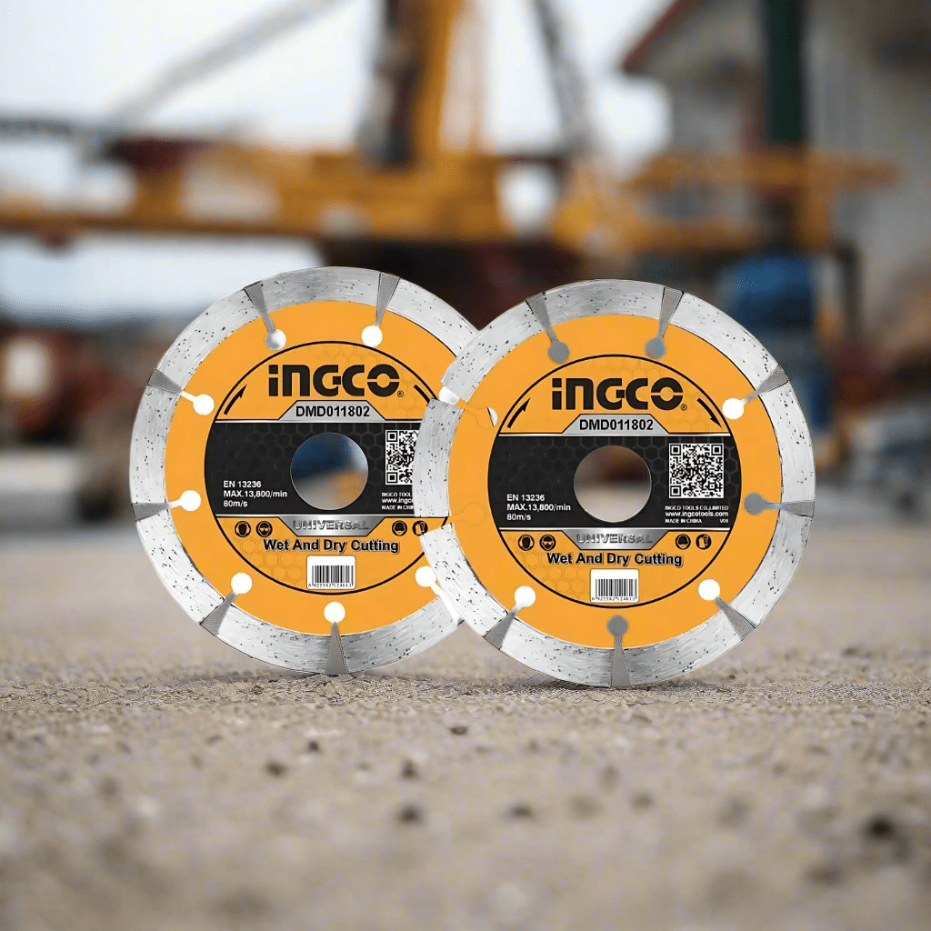 Ingco Grinding & Cutting Wheels Ingco Wet & Dry Diamond Disc with Blade width 10mm - 5", 7" & 9"