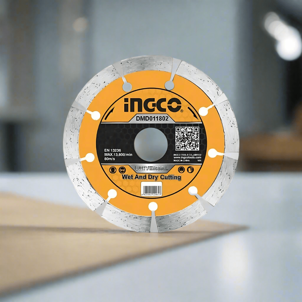 Ingco Grinding & Cutting Wheels Ingco Wet & Dry Diamond Disc with Blade width 10mm - 5", 7" & 9"