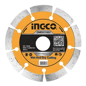 Ingco Grinding & Cutting Wheels Ingco Wet & Dry Diamond Disc with Blade width 10mm - 5", 7" & 9"