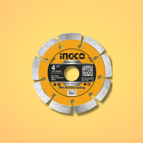 Ingco Grinding & Cutting Wheels Ingco Wet & Dry Diamond Disc with Blade width 10mm - 5", 7" & 9"
