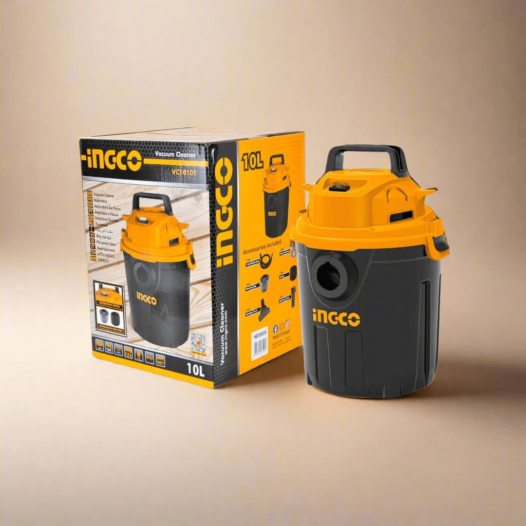 Ingco Steam & Vacuum Cleaner Ingco Wet & Dry Vacuum Cleaner 10 Liters 1000W - VC10101