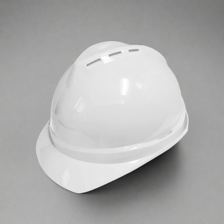 Ingco Safety Helmets Ingco White Safety Helmet with Fixed Chinstrap – HSH802