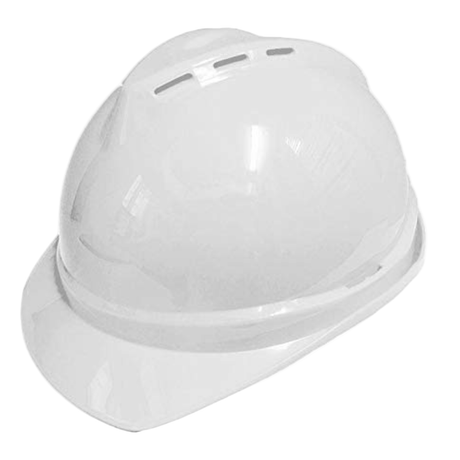 Ingco Safety Helmets Ingco White Safety Helmet with Fixed Chinstrap – HSH802