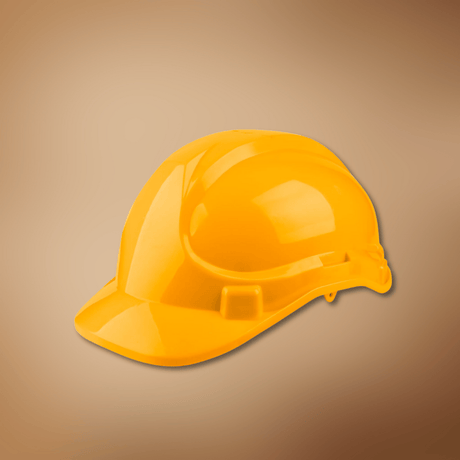 Ingco Safety Helmets Ingco Yellow Safety Helmet With Fixed Chinstrap - HSH801