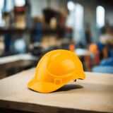 Ingco Safety Helmets Ingco Yellow Safety Helmet With Fixed Chinstrap - HSH801