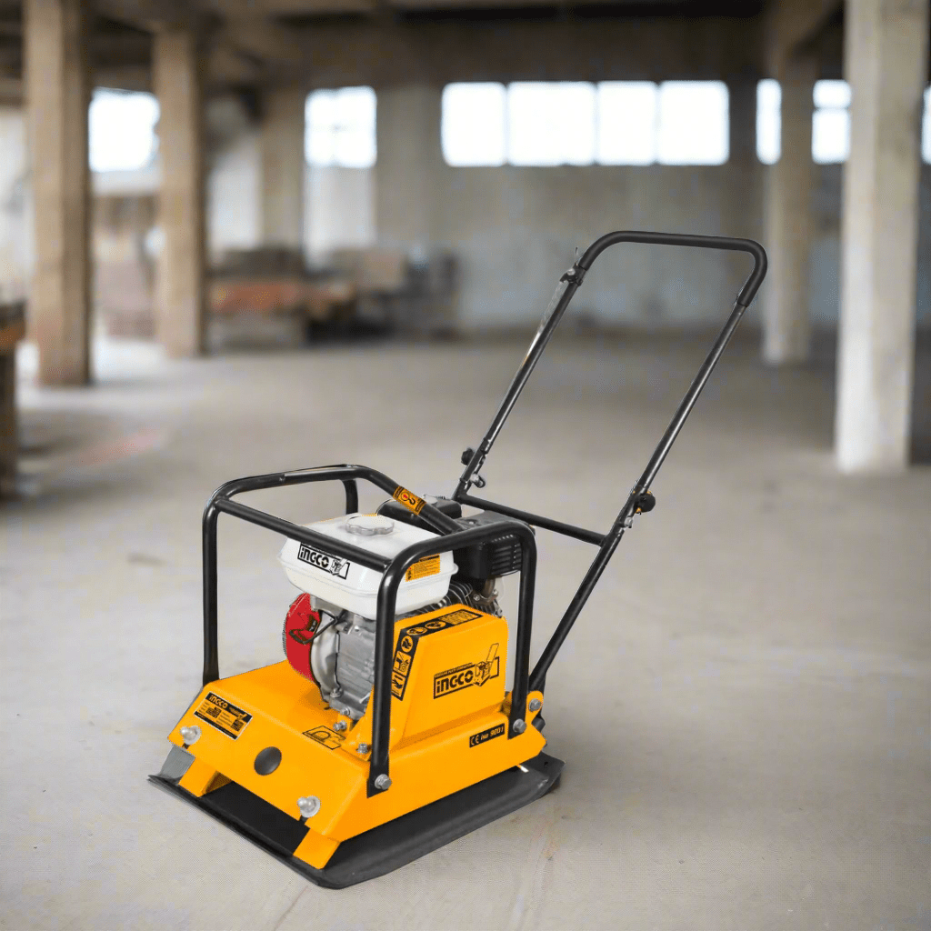 Ingco Construction Equipment Product Title: Ingco Gasoline Plate Compactor 4.8 KW 6.5HP 90Kg - GCP100-2