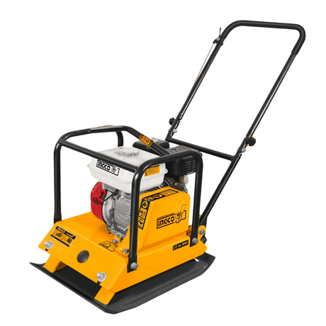 Ingco Construction Equipment Product Title: Ingco Gasoline Plate Compactor 4.8 KW 6.5HP 90Kg - GCP100-2