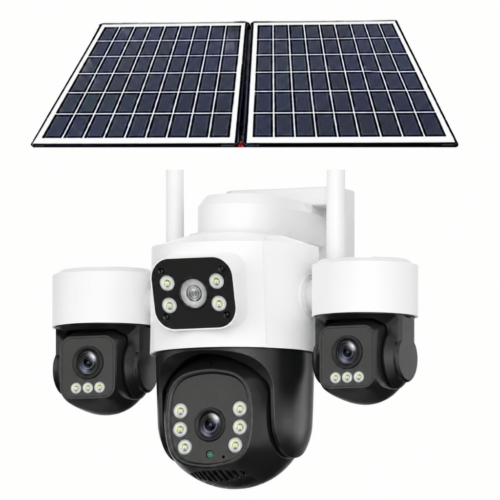 IOMA Smart Home IOMA 12MP 4K Four-Camera PTZ 4G Solar Security System - IO-SG440