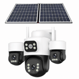 IOMA Smart Home IOMA 12MP 4K Four-Camera PTZ 4G Solar Security System - IO-SG440