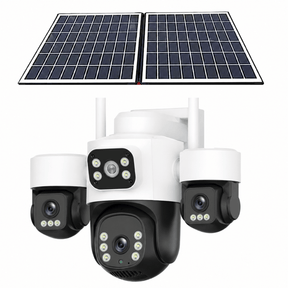 IOMA Smart Home IOMA 12MP 4K Four-Camera PTZ 4G Solar Security System - IO-SG440