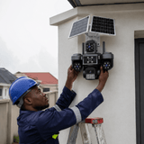 IOMA Smart Home IOMA 3MP Four-Camera PTZ 4G eSIM Solar Security System with AI Detection - IO-SG406