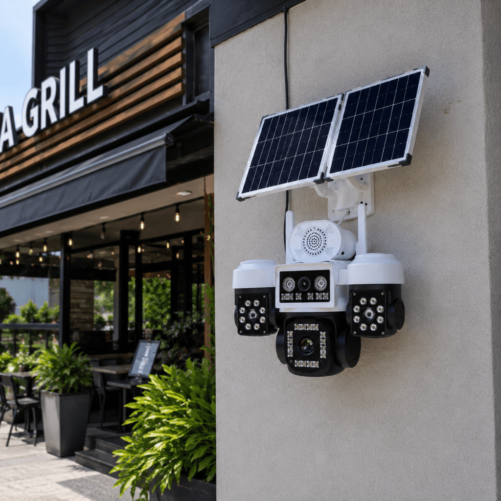 IOMA Smart Home IOMA Five-Camera PTZ 4G Solar Security System with Colour Night Vision - IO-SG405