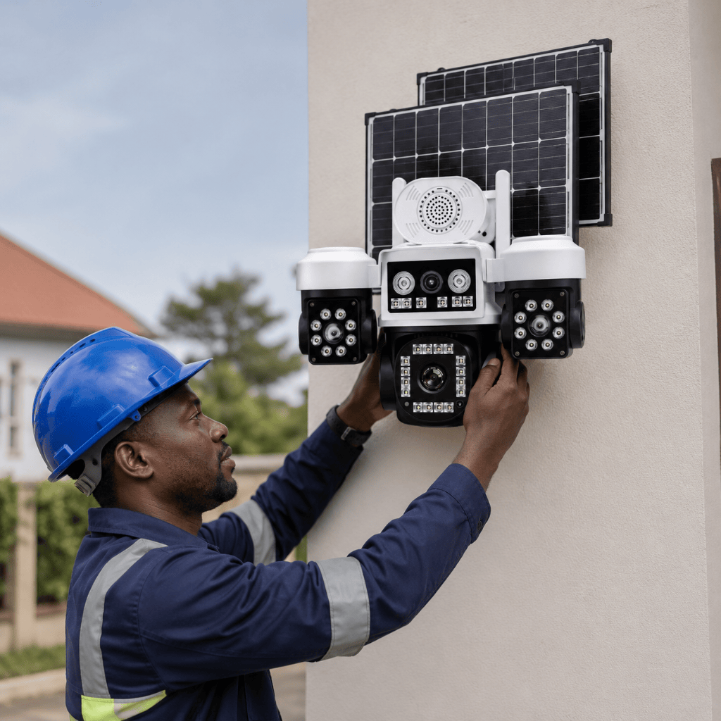 IOMA Smart Home IOMA Five-Camera PTZ 4G Solar Security System with Colour Night Vision - IO-SG405