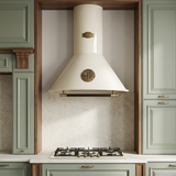 Ivory Belle Epoque hood in a premium kitchen