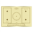 Ivory Kaiser Empire 77cm five-zone induction hob on white