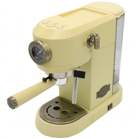 Ivory Kaiser Empire espresso machine on white