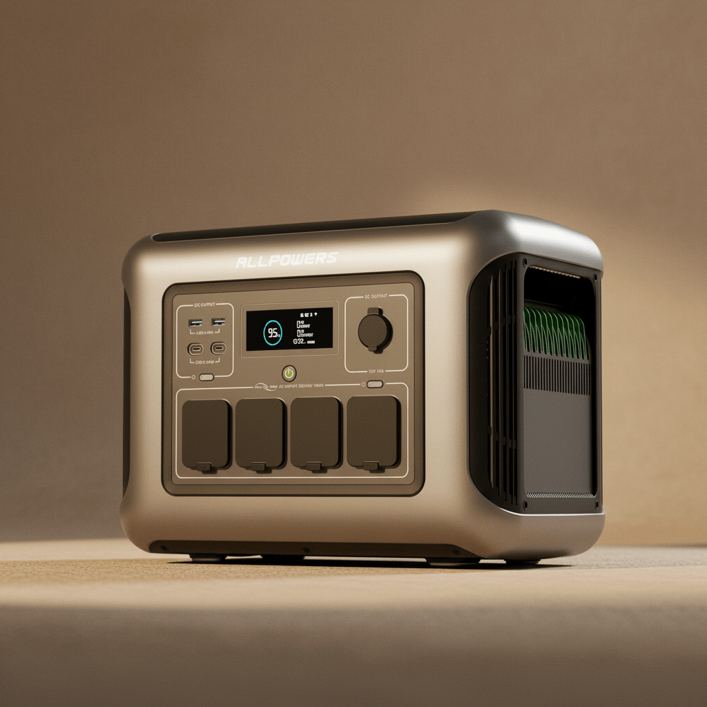 Iyknewly Power Management & Protection Allpowers Portable Power Station 1600W - R1500LITE