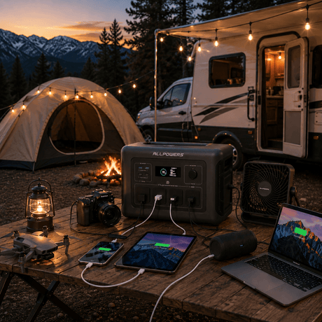 Iyknewly Power Management & Protection Allpowers Portable Power Station 1600W - R1500LITE